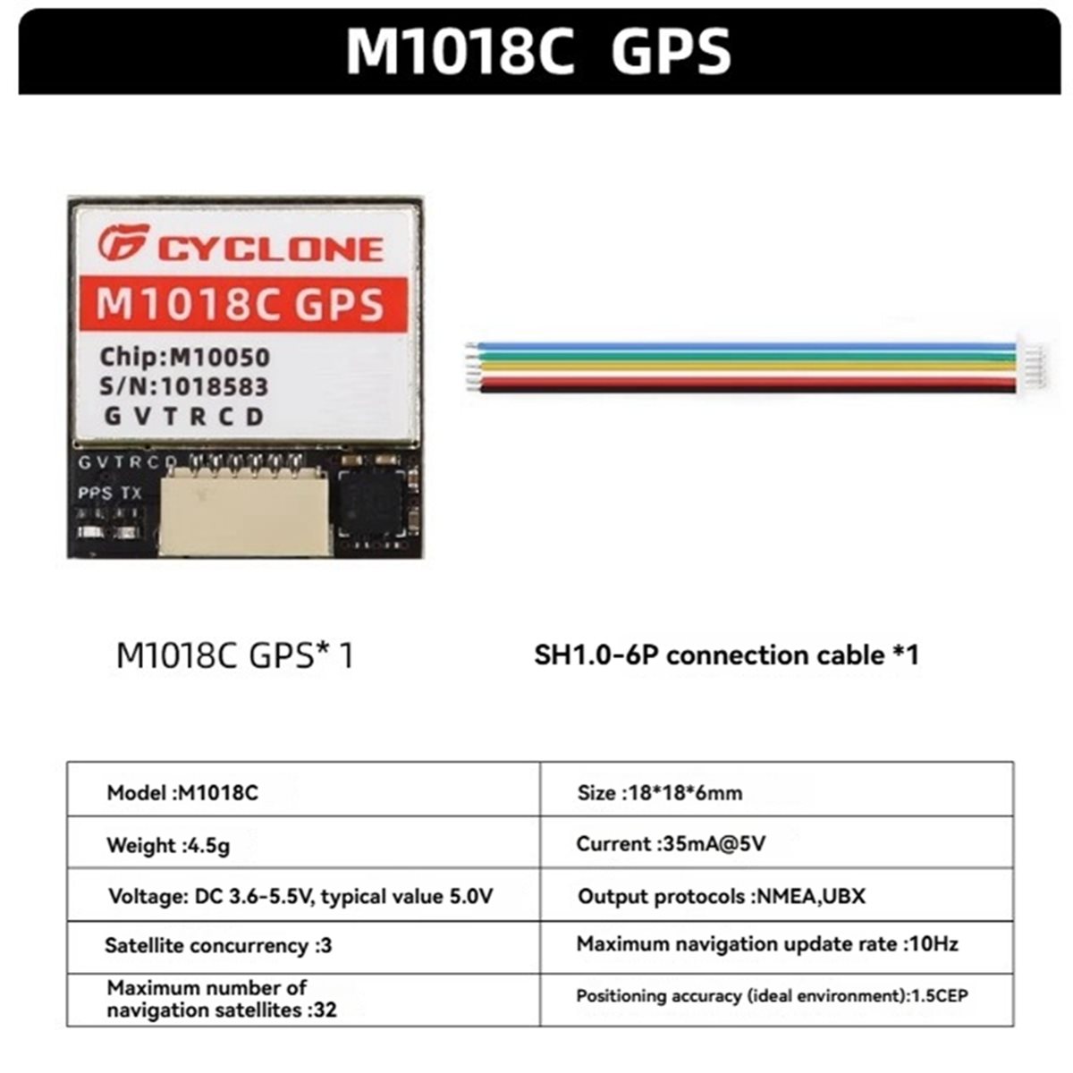 Drone Compass - Módulo GPS AAAE M1018C M10 con