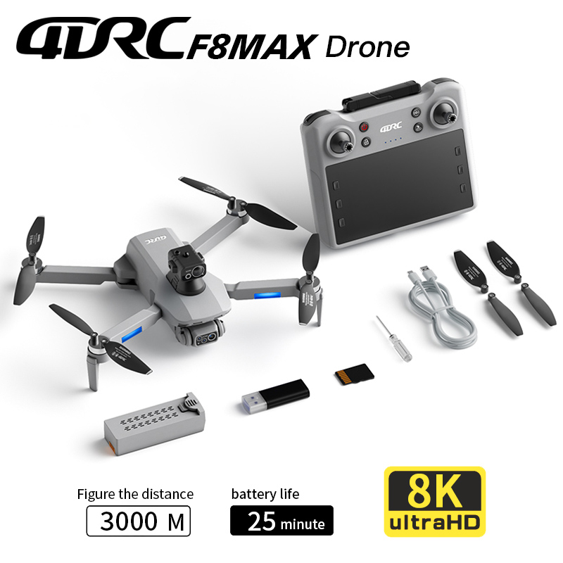 Dron F8 MAX GPS profesional co - Drone Gps Module reseña y precio