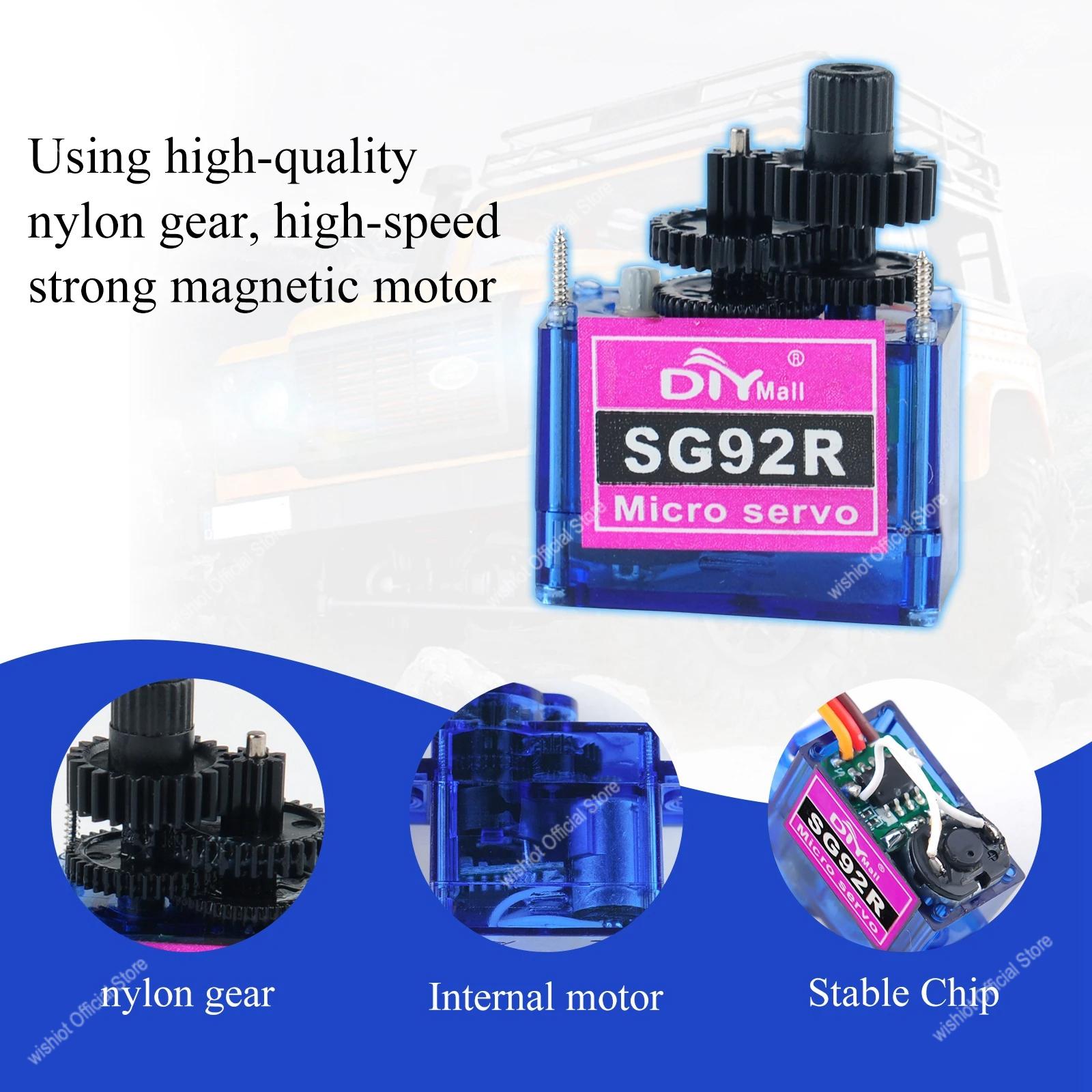 Micro servomotor SG92R 4,8-6V  - Drone Motor reseña y precio